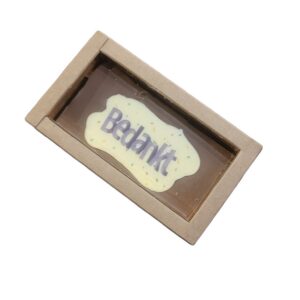 Reep: "Bedankt" melk chocolade