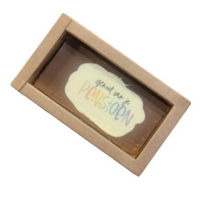 Reep: "Pensioen" melk chocolade